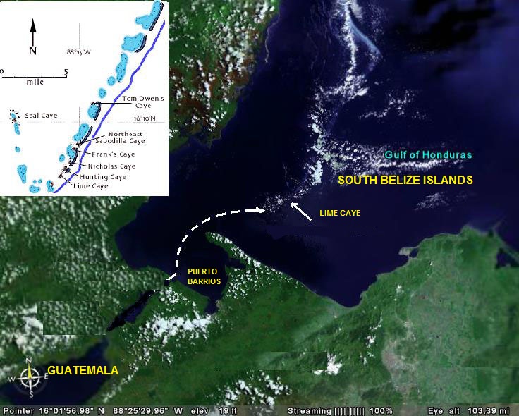 Map Of Guatemala And Belize. Guatemala to the virgin